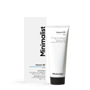 Minimalist 10% Vitamin B5 Face Moisturizer for Oily & Acne Prone Skin | Oil Free Fast Absorbing Lightweight Gel | For Women & Men | 1.7 Oz / 50 gm Minimalist 10% Vitamin B5 Face Moisturizer for Oily & Acne Prone Skin | Oil Free Fast Absorbing Lightweight Gel | For Women & Men | 1.7 Oz / 50 gm