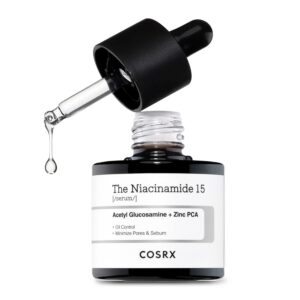 COSRX 15% Niacinamide Face Serum, 0.67 fl oz, Pore Minimizer Serum for Face, Even Skin Tone, Korean Skin Care COSRX 15% Niacinamide Face Serum, 0.67 fl oz, Pore Minimizer Serum for Face, Even Skin Tone, Korean Skin Care