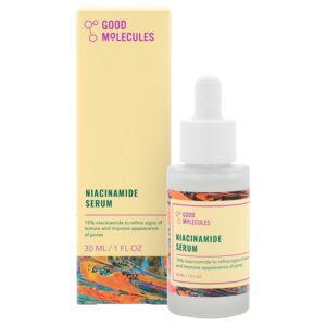 Good Molecules Niacinamide Serum – 10% Niacinamide to Target Acne, Nourishment, and Skin Tone – Ultra Hydrating Serum and Brightening Skin Care for Face